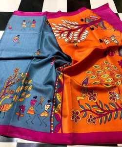 Festival Wear Silk Saree From Surat Garment - Product Image 6