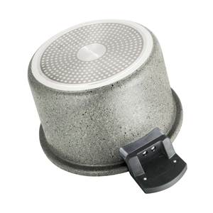Vendita calda pentole in alluminio pentola antiaderente a bassa pressione ad alto spessore per cottura naturale e senza grassi su piani cottura a induzione - Product Image 3