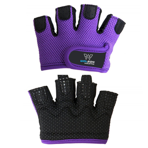 Guantes de entrenamiento sin dedos para hombres y mujeres, CrossFit, gimnasio, Fitness, entrenamiento de levantamiento de pesas, Guantes de goma de Gimnasia de alta calidad - Product Image 4