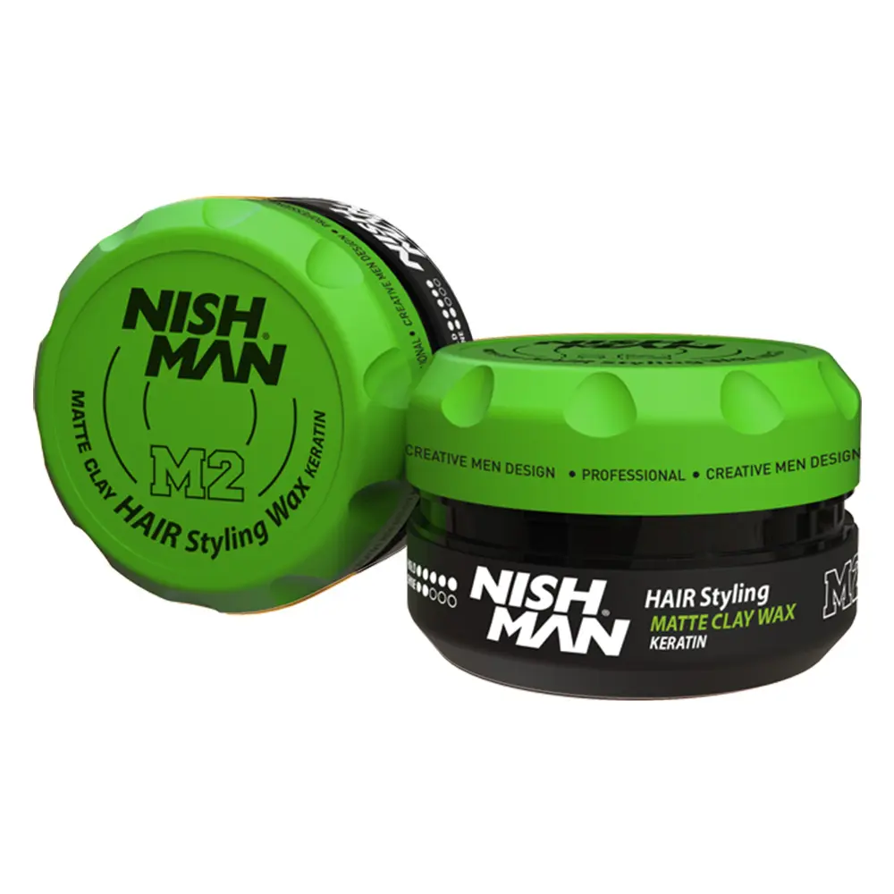 Get Desired Hairstyle From Nishman Hair Styling Matte Keratin Clay Wax M2 With Increasing Hair Growth