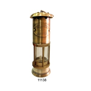 Miner Brass <b>Lamp</b> <b>Antique</b> Finish With White Glass best Selling NAutical Gifting Product For Sale At Lowest Price - Product Image 1