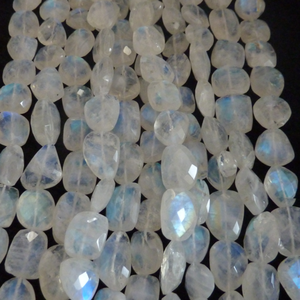 ลูกปัดพลอยมูนสโตนสีรุ้งใหม่สำหรับทำเครื่องประดับ ขนาด 4 มม. 6 มม. 8 มม. 10 มม. คริสตัลลายสีขาวรูปทรงไม่สม่ำเสมอ - Product Image 3