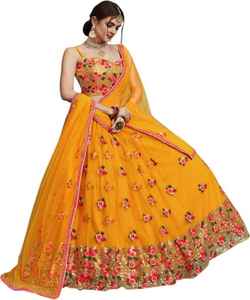 Ropa India Georgette bordado secuencia trabajo lehenga choli con dupatta recepción precio al por mayor mejor precio textil Garm ApparelGarment - Product Image 1