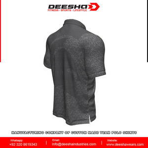 Diseño de impresión por sublimación de alta calidad para hombre, novedad elegante, camiseta Polo, tela de rizo cómoda, antiarrugas - Product Image 4