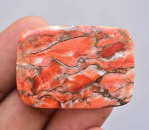 1 Cabochon de couleurs turquoises, ornements en cuivre, en forme de cœur, éponge de pierre précieuse, vente en gros - Product Image 4