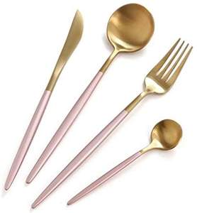 Couteau en métal industriel pour tartiner le pain, ensemble de couverts modernes, couteau, cuillère, fourchette pour le petit-déjeuner, restaurant, cuisine - Product Image 1