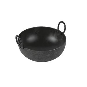 Deluxe Quality Black Color Cast Iron <b>Kadhai</b> Customized Size Round Shape Cooking <b>Kadhai</b> for Restaurant Usage - Product Image 6