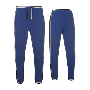 Pantalon de jogging de gym design personnalisé pour hommes grande taille pantalon de survêtement en coton brodé poches taille moyenne cordon de serrage sweat d'entraînement - Product Image 1