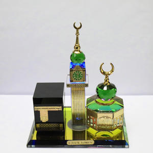 Cristal cortado, vidrio, Kaaba Al AQSA, Meca, Makkah, ala, Ramadán, regalo islámico, MH-G0461 - Product Image 5