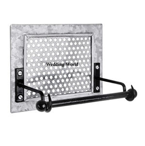 Wall Mounted Metal Napkin Holder Customized Finished Handmade <b>Tissue</b> Holder Classic Stylish Wholesale Fancy Metal <b>Tissue</b> Holder - Product Image 2