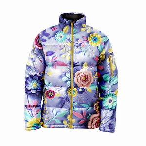 Ropa de abrigo de invierno con logotipo personalizado con chaqueta acolchada impermeable a prueba de viento informal para hombre 2025 chaquetas de último diseño - Product Image 2