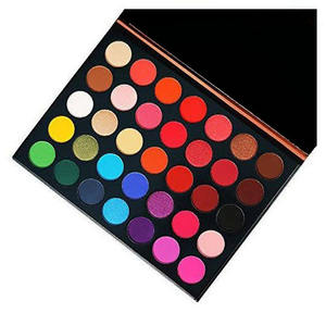 Paleta de sombras de ojos personalizada, maquillaje de Etiqueta Privada, OEM, ODM, cosméticos, pigmento alto, 35 colores, paleta de sombras de ojos con purpurina - Product Image 6