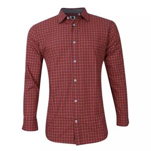 Vestido de algodón 100% para hombre, Camisa de franela, camisas casuales a rayas de Bangladesh, característica antiarrugas - Product Image 1