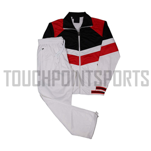 Sweat à capuche et pantalon à fermeture éclair avec logo personnalisé, ensemble 2 pièces coupe fuselée, survêtement sans marque - Product Image 3