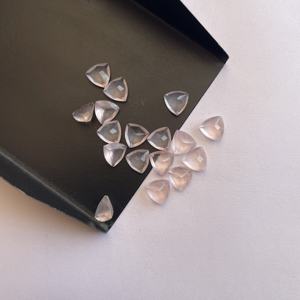 6 มม.8 มม.10 มม.กุหลาบธรรมชาติควอตซ์ล้านล้านตัดสอบเทียบอัญมณีกึ่งมีค่าขายส่งหลวมหินสีชมพูเครื่องประดับทํา AAA - Product Image 3