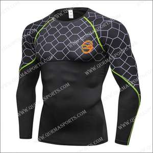 เสื้อยืดออกกำลังกายสำหรับเพาะกายดีไซน์ไร้รอยต่อพร้อมคุณสมบัติระบายอากาศได้ดี - Product Image 2