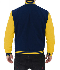 Baseball Varsity <b>Jacket</b> <b>Men's</b> 100% Polyester Bomber <b>Jacket</b> - Product Image 2