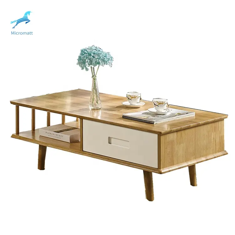 2020 Offre Spéciale style nordique salon meubles couleur de notation 1.2m table basse en bois à bas prix