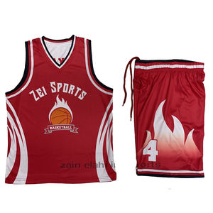 Maillots de basket-ball personnalisés réversibles cool ensemble jeunesse taille imprimé Logo personnalisé usine en gros OEM ODM basket-ball personnalisé - Product Image 3