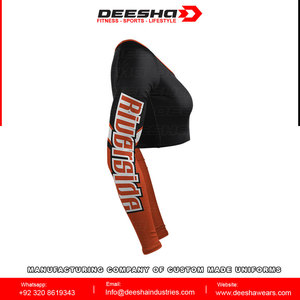 Uniforme Deportivo Personalizado al por Mayor, Unisex, Cuello en V, Forro Interior, Poliéster, Logotipo Sublimado, Diseño OEM, 220g, Deesha - Product Image 5