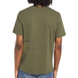 เสื้อยืดผู้ชายคุณภาพสูง สีตามสั่ง ผ้าฝ้าย แขนสั้น เสื้อยืดกีฬา พร้อมโลโก้แบบกำหนดเอง - Product Image 2