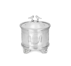Caja de servicio de mesa con níquel antiguo para bodas y fiestas, recipiente de metal, bandeja de creación, todo tipo - Product Image 3