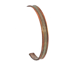 Brazaletes de Moda Clásicos para Mujer, Diseño en Capas con Patrón de Cuerda, Latón y Cobre de Alta Calidad, Artesanía de Calidad para Bodas - Product Image 2