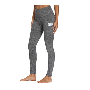 2025 nouveau Style femmes gris taille haute Leggings extensible confortable tissu pour Gym Fitness Wear - Product Image 2