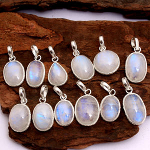 Especial de acción de gracias de larimar piedra venta al por mayor hecho a mano de piedras preciosas colgante de plata de ley 925 colgante de plata de la joyería - Product Image 4