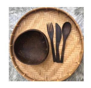 Vente en gros Petite cuillère courte en bois de bambou pour la cuisine en plein air en camping - Product Image 6