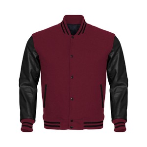 Veste universitaire pour homme en laine de haute qualité avec manches en cuir, broderie personnalisée, logo en chenille, grande taille pour l'hiver - Product Image 5