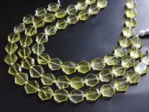 ลูกปัดคริสตัลเหลี่ยมเพชรพลอยควอตซ์มะนาวอัญมณีหลวมสำหรับทำเครื่องประดับมีสีเหลืองทองน้ำเงินหนึ่งเส้น - Product Image 6