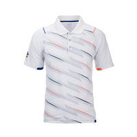 Kaos Golf Pria Dewasa Ramah Lingkungan Bahan Polyester Custom Sublimasi dengan Logo dan Desain Kustom