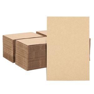 Corrugated Cardboard Divider Sheets 4x6 Backing Board for Shipping Supplies (200 Pack)