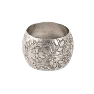 Juego de seis anillos para servilletas de hojalata galvanizada con anillo de almacenamiento de servilletas de metal de primera calidad a precio de mayoreo - Product Image 4