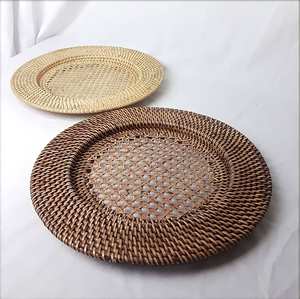 Vajilla de ratán pintada a mano ecológica al por mayor para restaurantes de Vietnam - Product Image 5