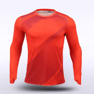 Camiseta deportiva de sublimación de manga larga y corta Material de poliéster/algodón - Product Image 4