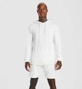 กางเกงขาสั้นใส่วอร์มมีฮู้ดสำหรับผู้ชาย,เสื้อกีฬาแขนยาวแบบเฉพาะมีโลโก้ - Product Image 2