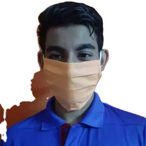 Masque médical à 3 plis, couvre-visage jetable, boucles auriculaires, non tissé, du Bangladesh, haute qualité, pièces