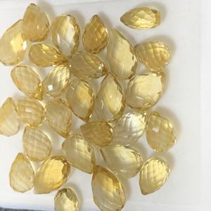 อัญมณีสีเหลืองมะนาวเจียระไนจากธรรมชาติที่มีคุณภาพสูงเครื่องประดับเพชรสีเหลืองแบบหลวมทำจากการรับรอง IGI GIA ขนาด9มม. 20มม. - Product Image 3