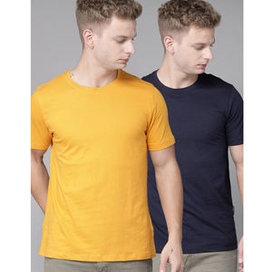 เสื้อยืดผู้ชายลายมัดย้อม คอตตอนเจอร์ซีย์ ทรงปกติ สไตล์ลำลองแนวสตรีท แขนสั้น แฟชั่นฤดูร้อน - Product Image 1