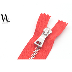 Fermeture éclair en métal pour veste, logo personnalisé, nom en usine, longue chaîne, longue, brillante, livraison gratuite #3 #5 #8 #10 - Product Image 1