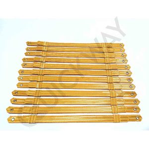 Correa de barbilla de Color dorado sólido Ceremoial con fabricación de buena calidad Correas de chip ceremonial Venta a granel - Product Image 3