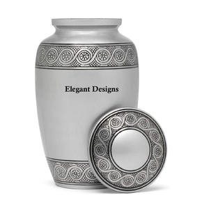 Proveedor de diseño tradicional de urna de cremación de metal Urna funeraria hecha a mano Recién llegado Suministros funerarios Venta al por mayor Urna de cremación - Product Image 6