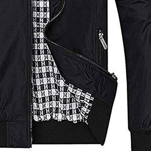 Chaqueta personalizada de poliéster 100% para hombre, Cazadora Bomber de béisbol, chaqueta de invierno, venta al por mayor - Product Image 6