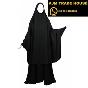 AJM TRADE HOUSE Arabe Femmes Jilbab Caftan Abaya Musulmane de Haute qualité burqa robe en couleur noire - Product Image 6