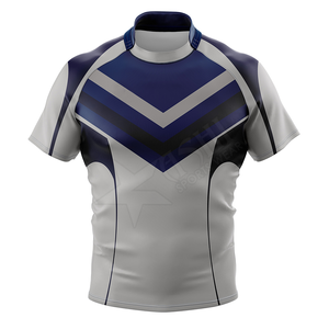 High Quality Custom Plus Size Rugby Jersey Breathable Quick Dry Anti-UV Sublimation Rugby Football Wear - Product Image 6