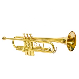 Trompeta Bb en Sib de Latón Estándar, Gran Apariencia y Sonido, con Estuche, Instrumento Musical - Product Image 1