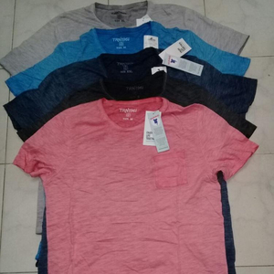 Prenda de algodón informal de verano confeccionada, teñida, ecológica, colores lisos, manga corta, deportes de Golf, playa, camisetas para hombres, etiqueta de marca - Product Image 1