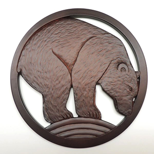 Bronze Finish Metal Cooking <b>Trivet</b> - Product Image 6